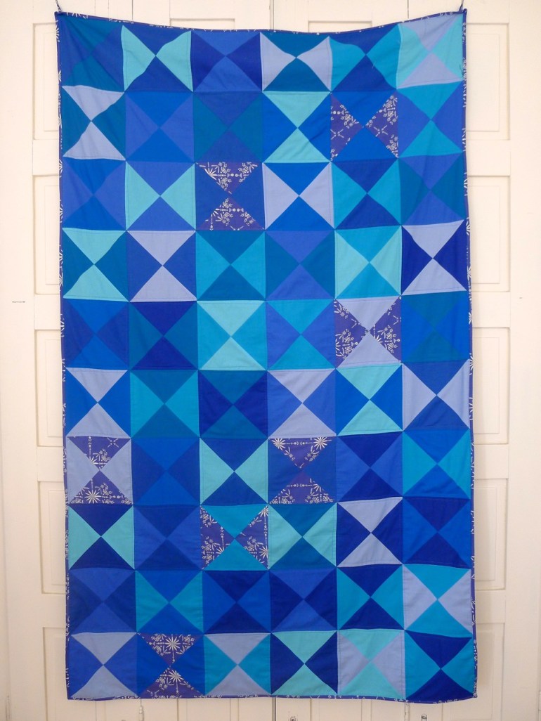 famous blue quilt
