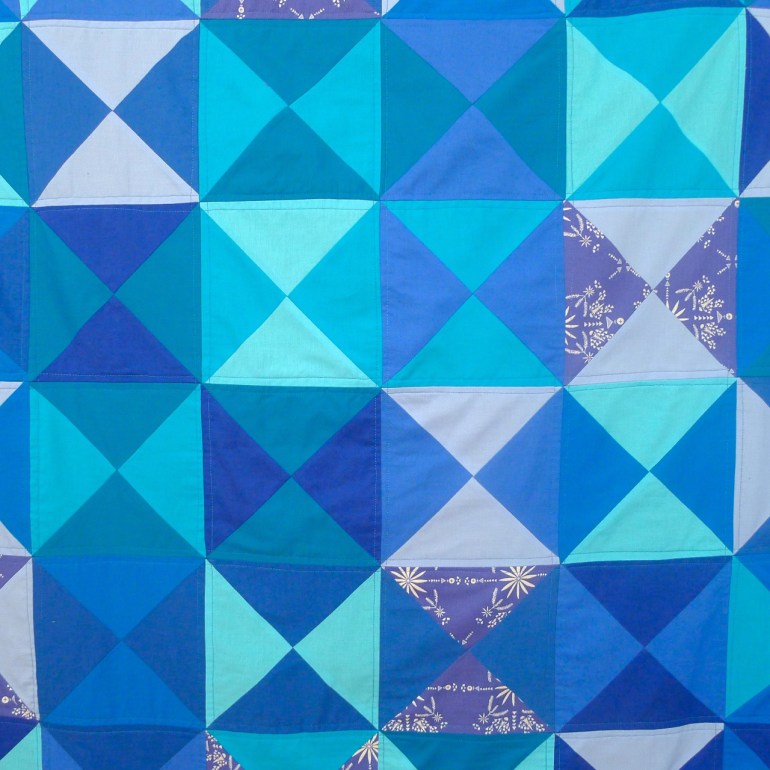 famous blue quilt