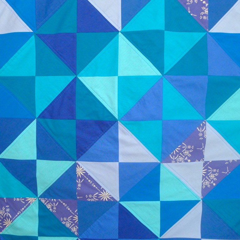 famous blue quilt