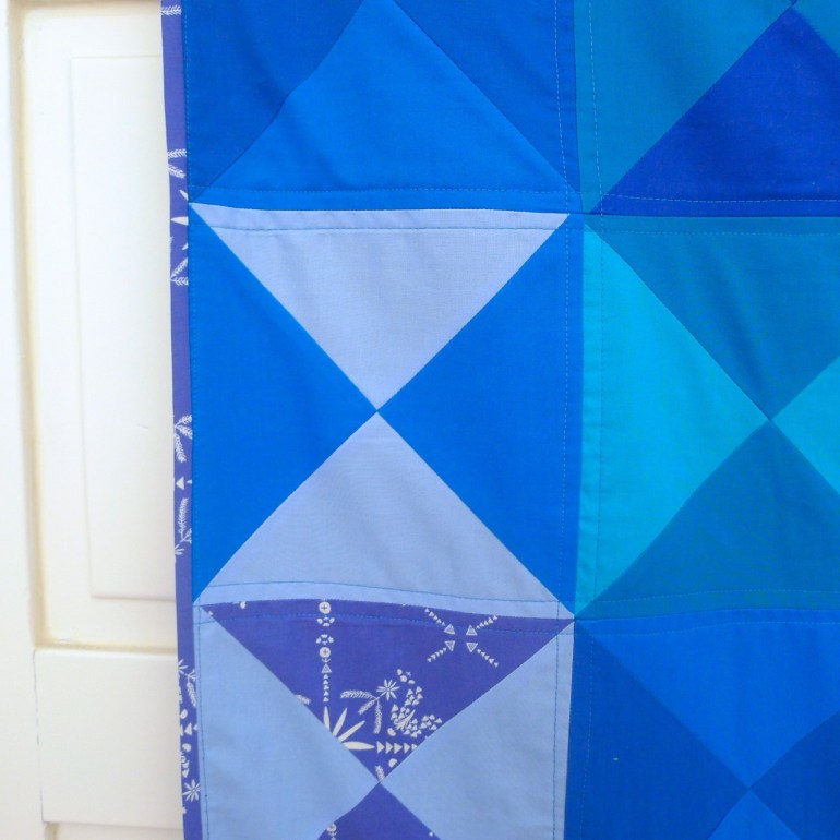 famous blue quilt
