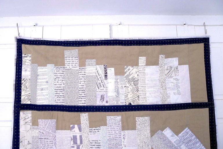 bookshelf quilt