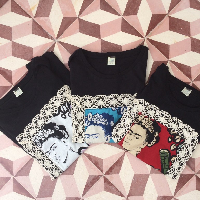 frida t-shirt Cactus Flower