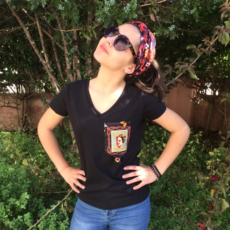 t-shirt viva frida